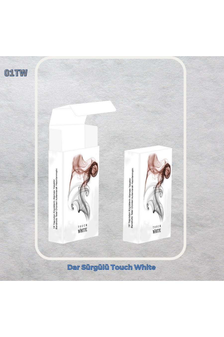 Slim Dar Sürgülü Touch White Selefonlu